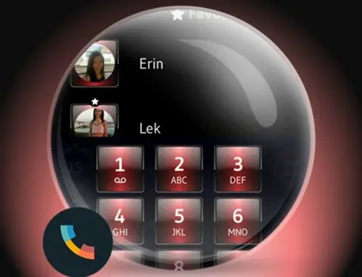 Theme Dialer Dusk Red android App screenshot 0