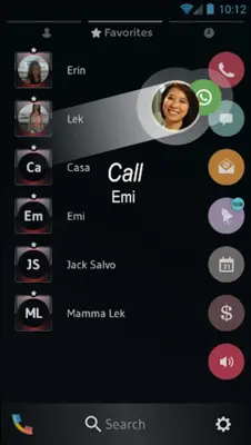 Theme Dialer Dusk Red android App screenshot 1